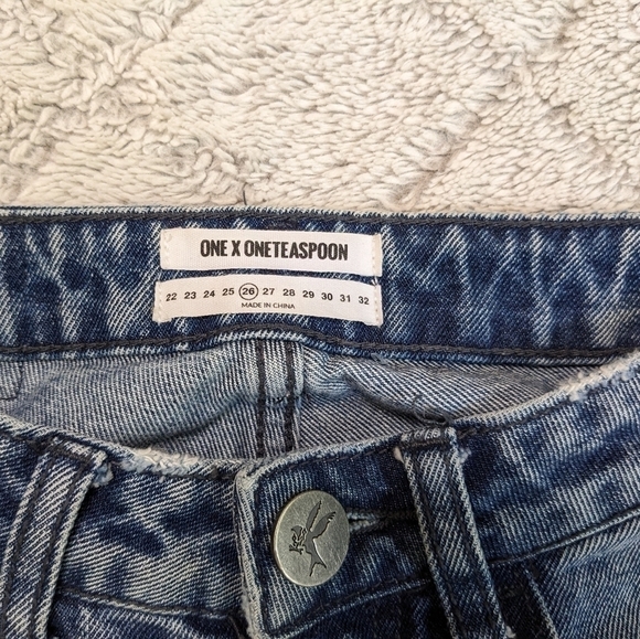 One by Oneteaspoon High Waist Awesome Baggies Jeans Women's 26 Relaxed Fit - Picture 8 of 8